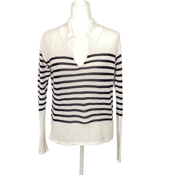 Gap Navy and White Knit Sweater - Picture 6 of 6